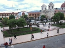 La Plaza Constitucion con el parque y catedral 2